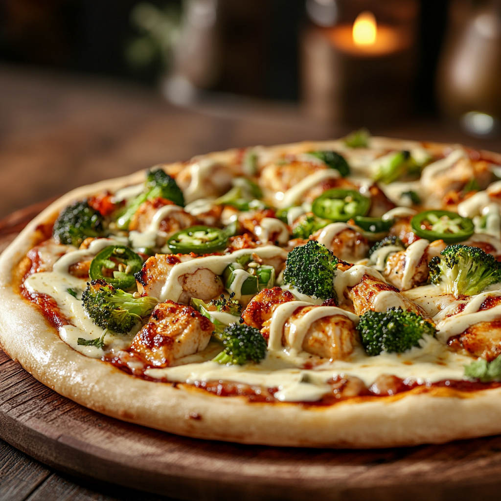 Hot Chicken Pizza