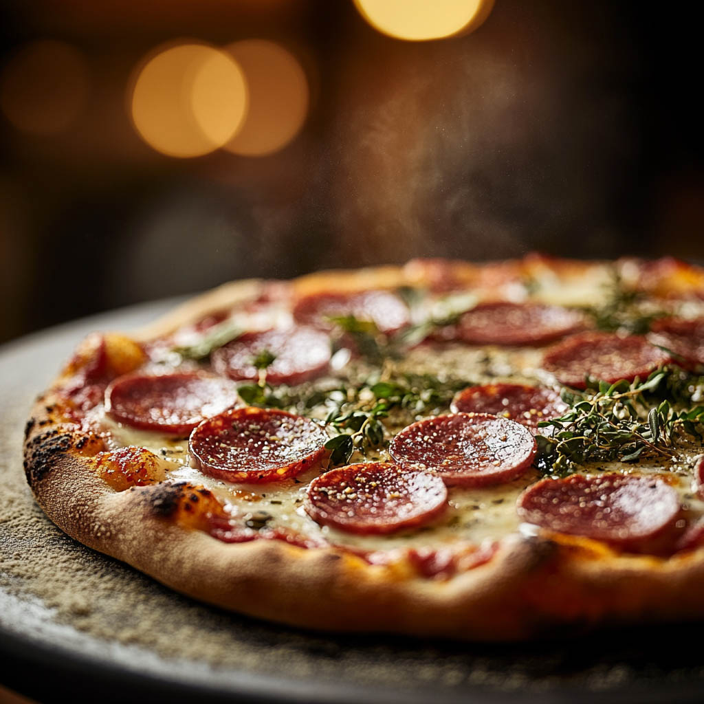 Salami Pizza